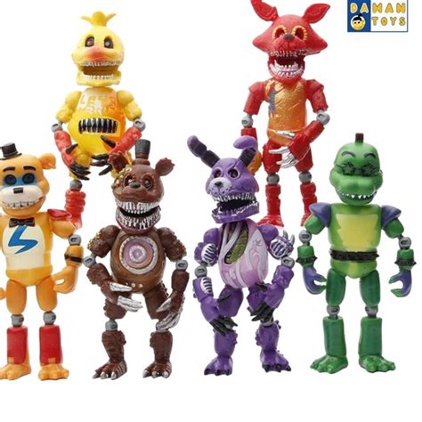 Jual Hot Sale Action Figure Fnaf Five Night At Freddy Fazbear Bonie Foxy Montgomery Glamrock