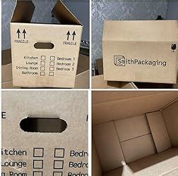 SmithPackaging 10 Large Strong Cardboard Packing Moving House Boxes