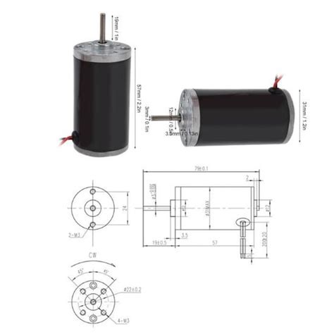 Ej Life Moteur Aimant Permanent Cc Moteurs Haute Torsion Mini