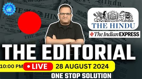 UPSC CSE 2024 The Hindu Editorial Analysis By Ashirwad Sir 28