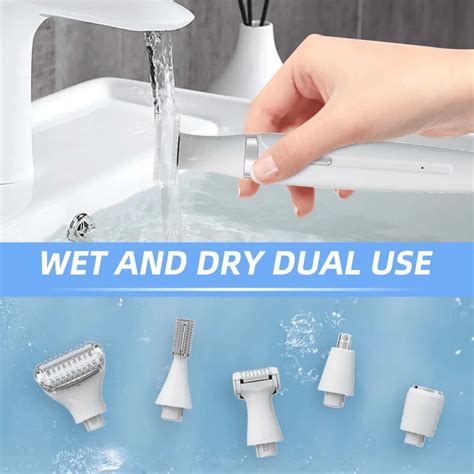 Kemei In Portable Bikini Trimmer Rechargeable Painless Electric Epilator Razors Tool For