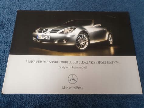 Prospekt Mercedes Slk Niska Cena Na Allegro Pl