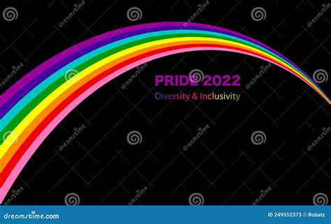 Gay Pride Wave Rainbow Flag Lgbtqia Template Diversity E Inclusivity Pride Banner With