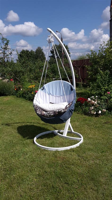 Качели кокон из пластиковых труб - фото и картинки abrakadabra.fun