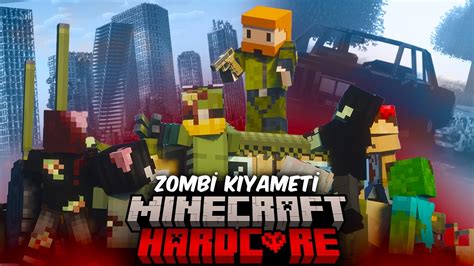 ACIMASIZ ZOMBİ HARDCORE MINECRAFT DÜNYASINDA HAYATTA KALIYORUM YouTube