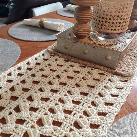 Crochet Rectangle Tablecloth Patterns Free Elcho Table