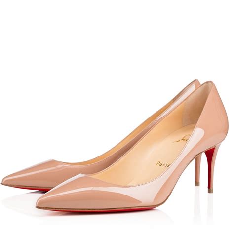 Replica Christian Louboutin Nude Patent Kate Mm Pumps