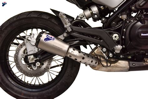 Termignoni Slip On Titanium Zonder E Keur Benelli Leoncino Uitlaat