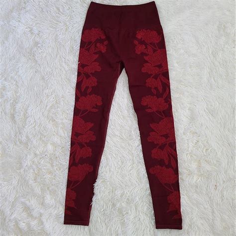 Fabletics Floral High Waisted Leggings New With Depop