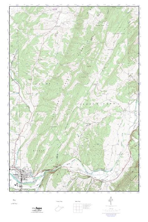 Mytopo Rig West Virginia Usgs Quad Topo Map