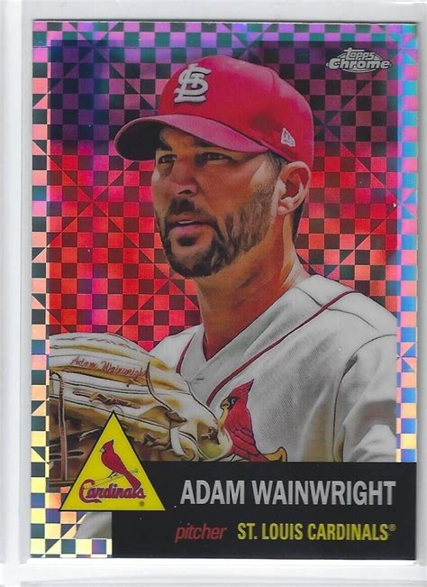 Topps Chrome Platinum X Fractor Adam Wainwright Ebay