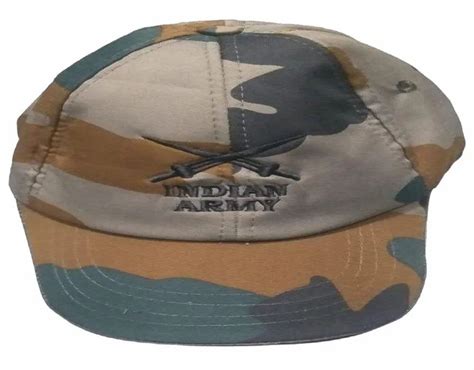 Men Multicolor Military Male Indian Army Cap Size Free At Rs