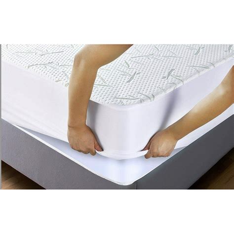 Protège Matelas Umberto Ravelli Bambou Imperméable 160 x 200