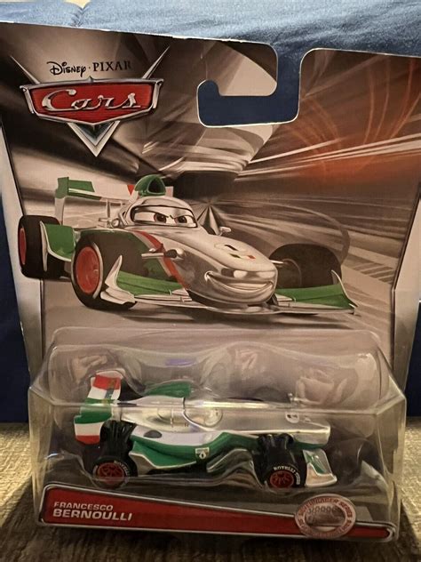 Disney Pixar Cars 2 Silver Racer Francesco Bernoulli 1 Mattel 155 Die Cast Ebay