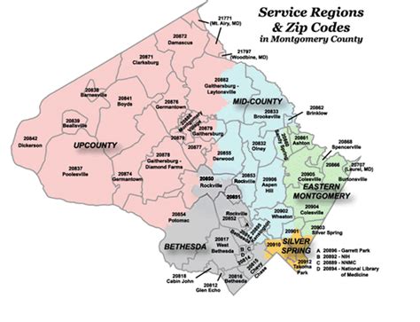 Montgomery County Map Cities Towns