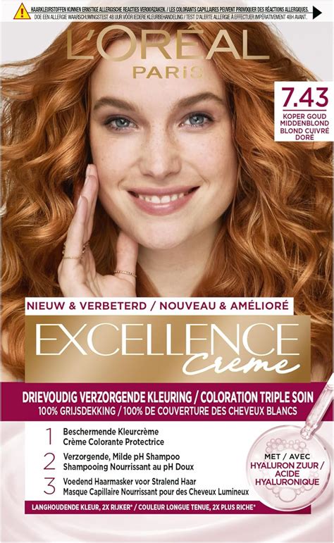 L Oréal Paris Excellence Crème Golden Copper Blonde Permanent Hair Colour Amazon