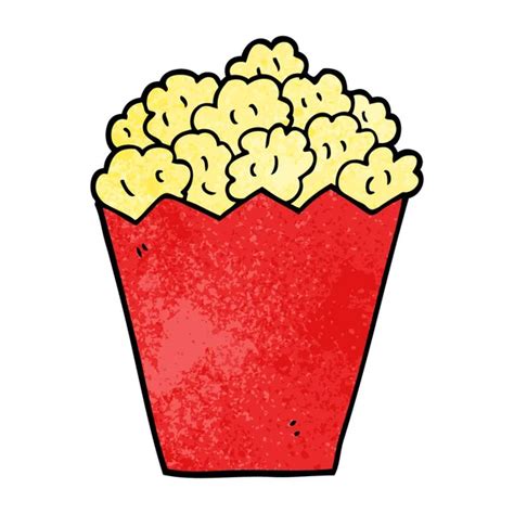 Cartoon Doodle Cinema Popcorn Stock Vector By Lineartestpilot 225599632