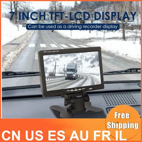 Moniteur De Voiture Pouces Tft Lcd Cran Voies Entr E Vid O