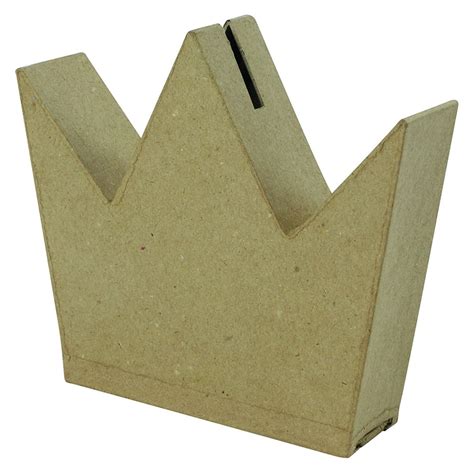 Decopatch Paper Mache Crown Money Box Craft Hobbies From Crafty Arts Uk