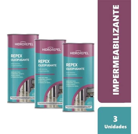 Kit Unidades Oleo Fugante Repex Ml Hidrorepel Parcelamento