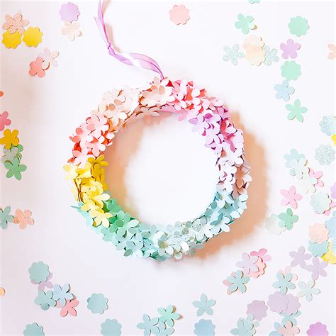 Cricut How To Make A Paper Flower Spring Wreath Hobbycraft