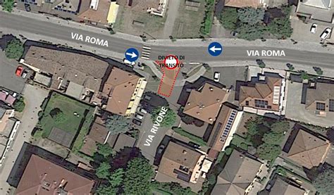 Modifica Viabilit Via Rivone Via Roma Comune Di San Martino In Rio