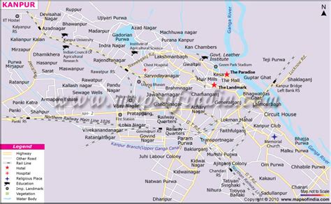 Kanpur Map and Kanpur Satellite Images