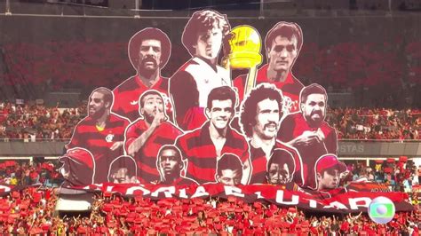 V Deo Torcida Do Flamengo Mostra Mosaico D Dolos Da Hist Ria Do