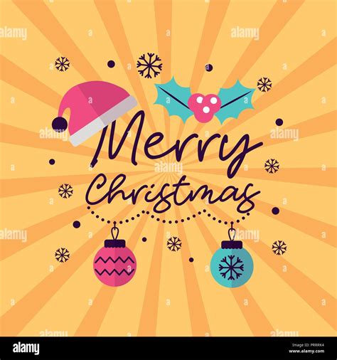 Merry Christmas Card Stock Vector Image And Art Alamy