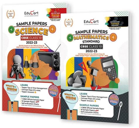 Educart Cbse Class 10 Sample Papers 2022 23 Bundle Science And