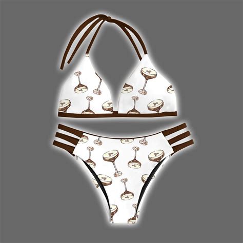Martini Espresso Swimwear Summer Bikini Set