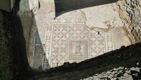 year  mosaic   muse calliope exposed  turkey ancient