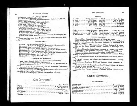 ServiceListsFolder1892-CITYGOVT | SAN ANTONIO POLICE HISTORY ARCHIVE