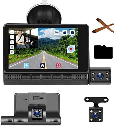 Caméra Embarquée Voiture 1080P 150 4 Pouces Dashcam Voiture avec 3