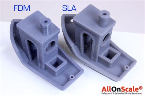 Fdm Vs Sla Explained Professional Scale Models Bv