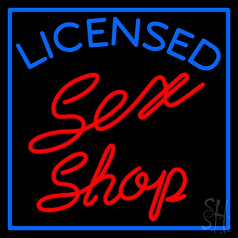 Licensed Sex Shop Neon Sign Strip Club Neon Signs Neon Light
