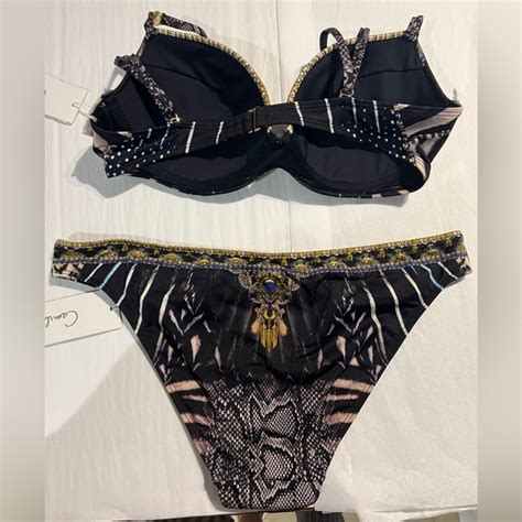 Camilla Swim Nwt Camilla Bikini Quechua King Molded Plunge Bra D Cup And Regular Pant Poshmark