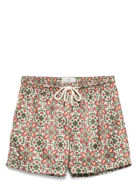 Peninsula Swimwear Cala Felce Swim Shorts In Nude Modesens