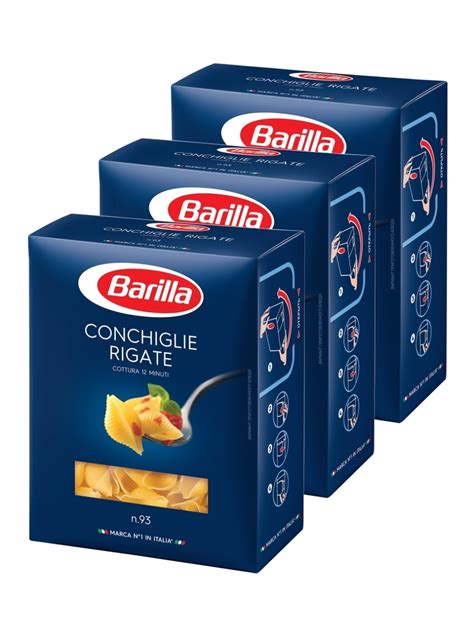 Макароны Barilla/Спагетти Барилла Конкилье Ригате (CONCHIGLIE RIGATE ...