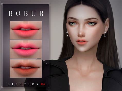 The Sims Resource Bobur Lipstick 114