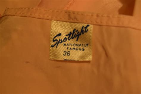 Vintage Spotlight 40s 50s Pink Slip Rayon Satin Full Gem