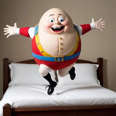 Humpty Dumpty Jumping On A Bed