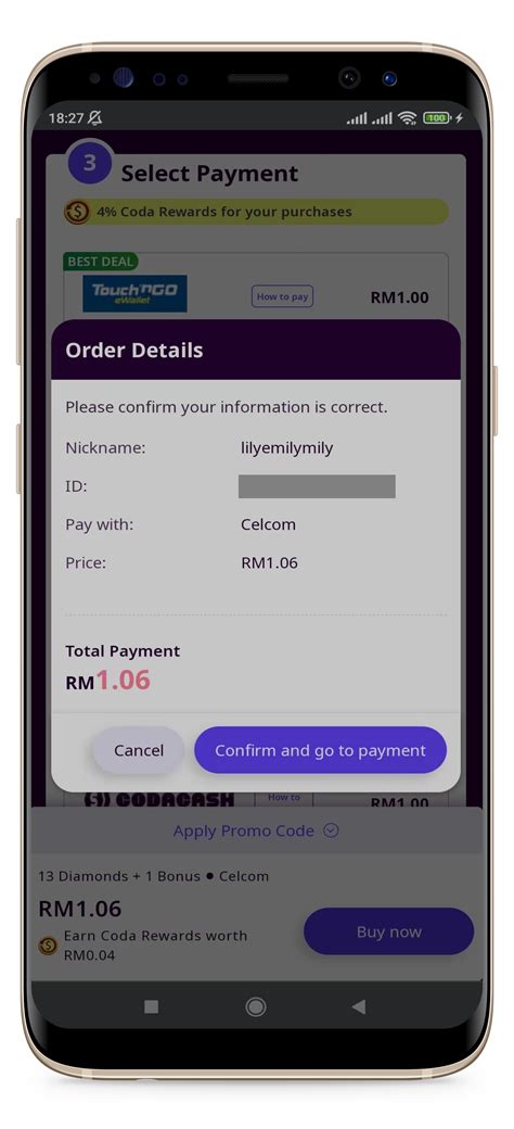 payment  celcom codashop malaysia