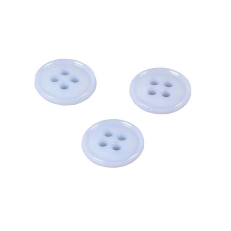 Lot De Boutons Trous Nylon Recyl Bleu Layette Mm Mymercerie