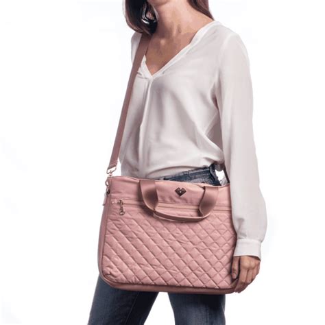 Luckyly Tote Bolsa Para Laptop Mujer Hasta 15 6 Pulgadas Bolso De Mano Y Crossbody Ejecutiva