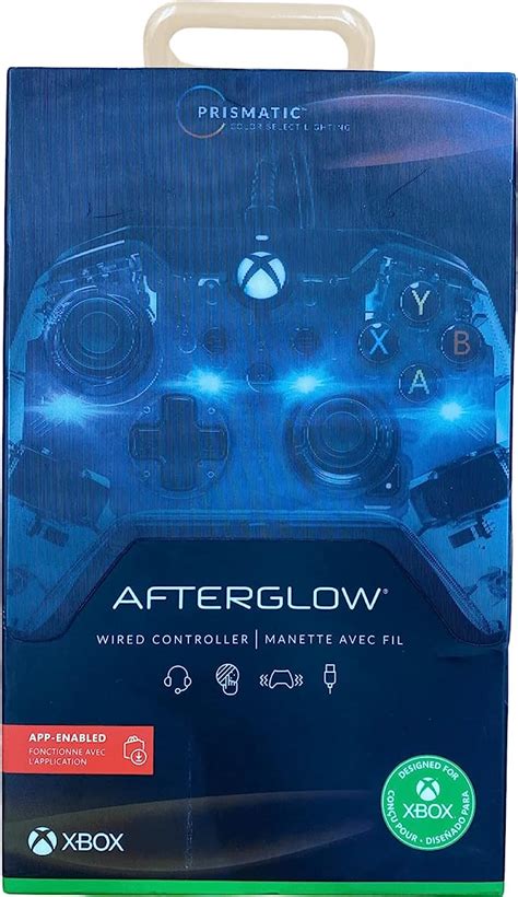 Afterglow LED Wired Game Controller - RGB Hue Color Lights - USB ...