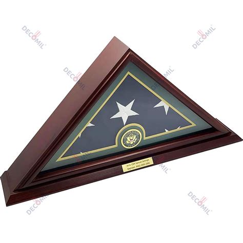 Decomil 5x9 American Veteran Burial Flag Display Case Solid Etsy