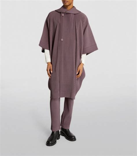 Mens Homme Pliss Issey Miyake Brown Pleated Monthly Colours January