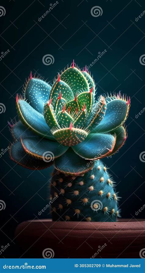 Handle With Care Succulent Plant Adorned With Sharp Warning Thorns