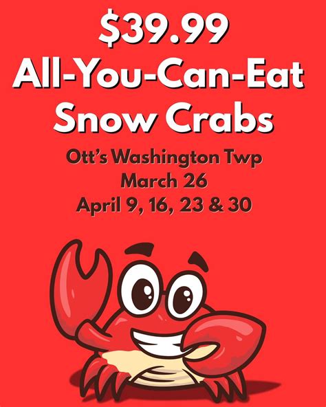 All-You-Can-Eat Crabs - Otts Twp at 340 Greentree Road, Sewell, NJ